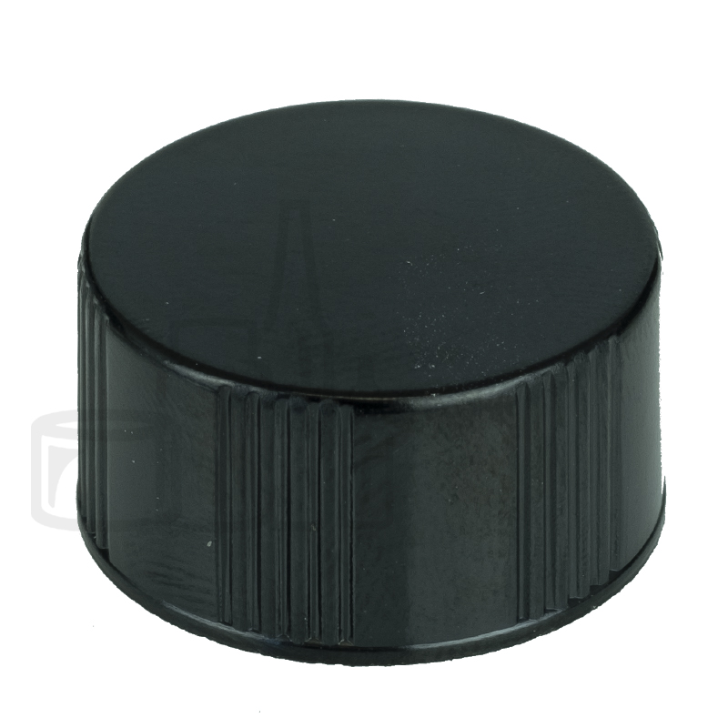 Phenolic Cap - Black - Polycone Liner - 18-400