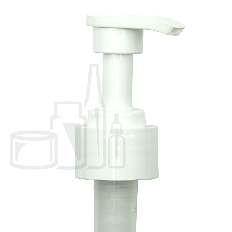Lotion Pump - 28/410 - White - Ribbed - 229mm Dip Tube(1000/cs)