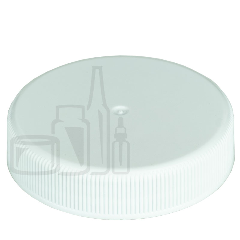 White CT Ribbed Closure 45-400 with FS5-8 HIS Liner for Plastics(1600/case)