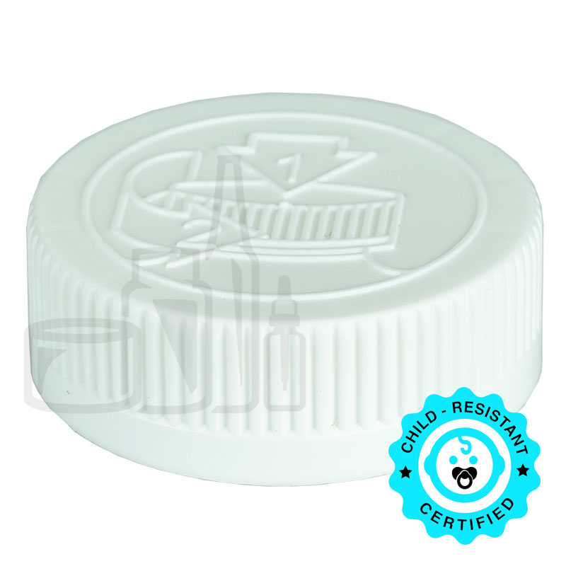 White CRC Cap 45-400 - Pictorial w/ MRPLN04.020 HIS Foam Liner with Red SFYP - 1100/case