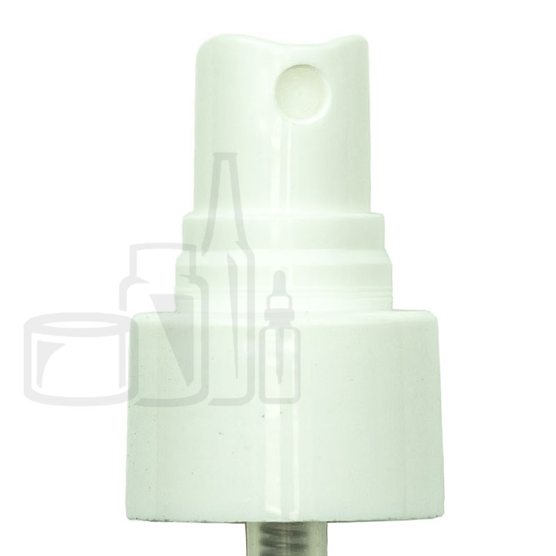 WHITE Fine Mist Sprayer Smooth Skirt 24-410 128mm Dip Tube(1200/cs)