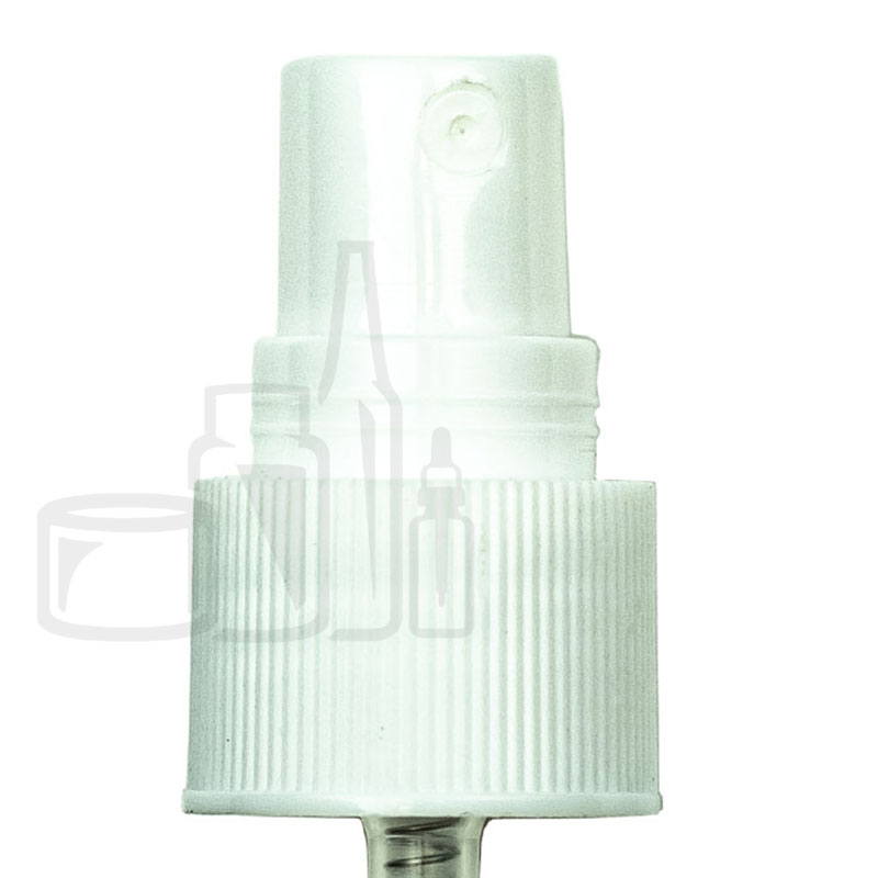 WHITE Fine Mist Sprayer Ribbed Skirt 20-410 127mm Dip Tube(2500/case)