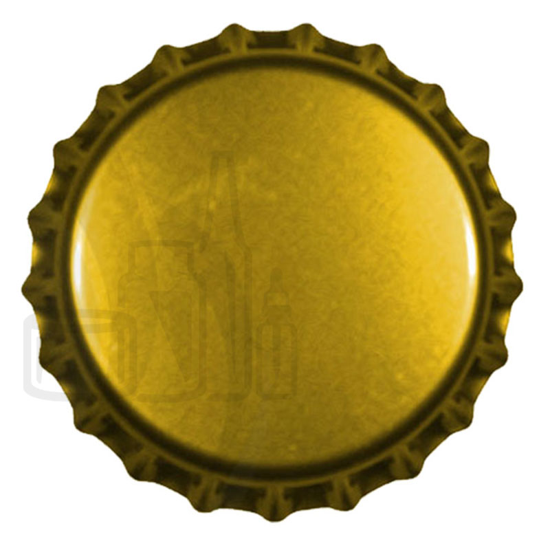 Beer Bottle Cap Gold Pry-off