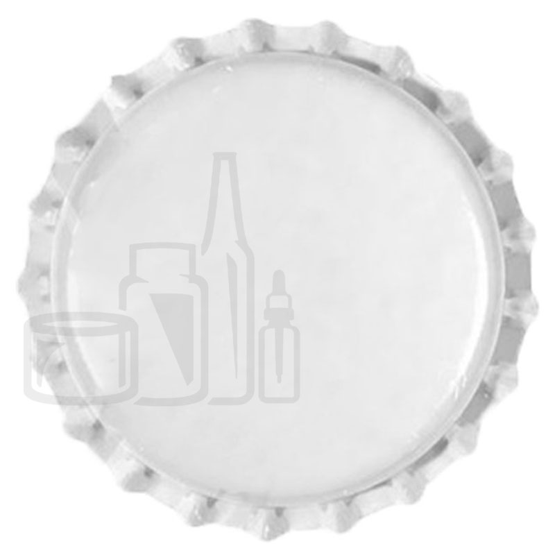 Beer Bottle Cap White Pry-off