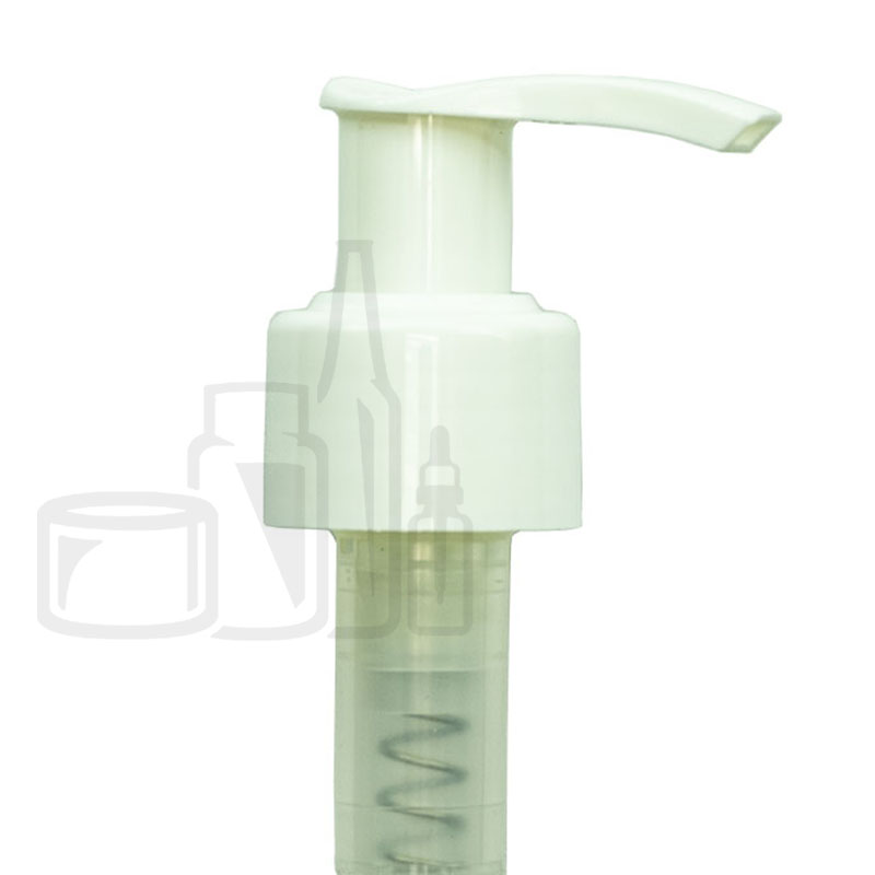 Lotion Pump - 24/410 - White - Smooth - Lock Up - 4.06(1000/case)
