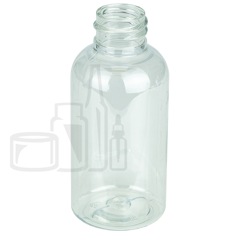 2oz Boston Round PET Plastic Bottle 20-410