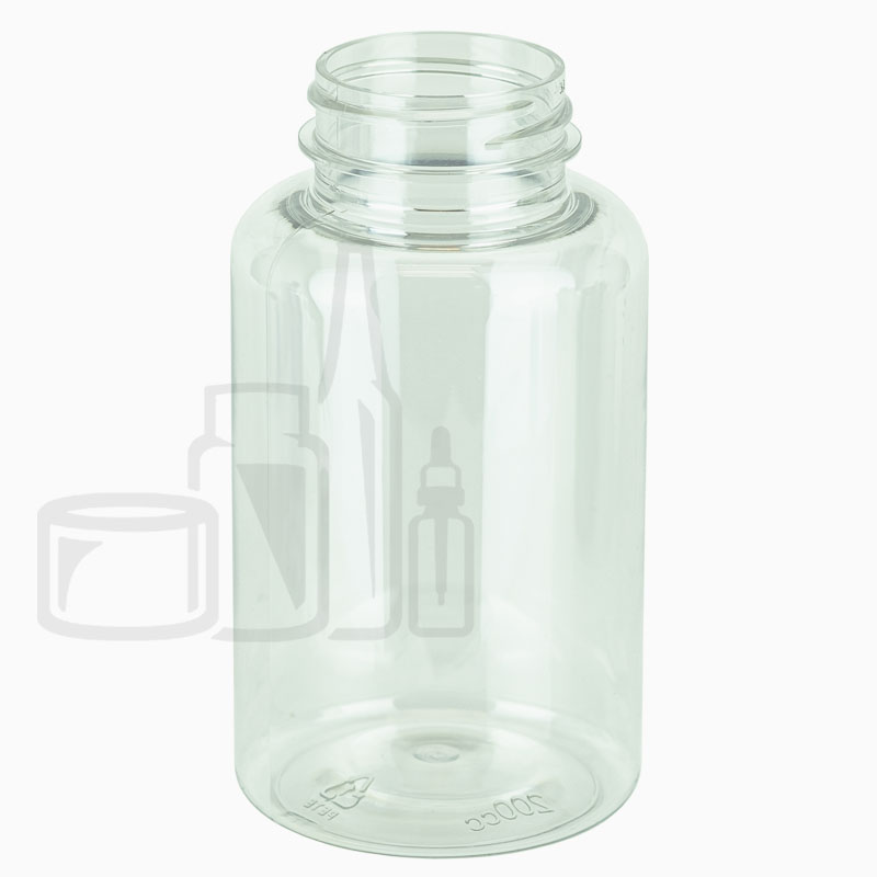 200cc Clear PET Plastic Packer Bottle 38-400(350/case)