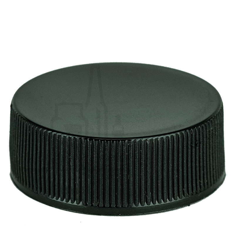 Black Ribbed CT Closure 28-400 with a Fsm-1 Heat Seal/Pulp Liner(5250/cs)