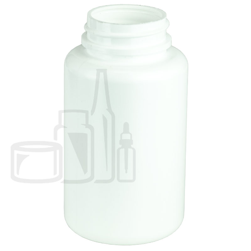 150cc White HDPE Plastic Packer Bottle 38-400(410/case)