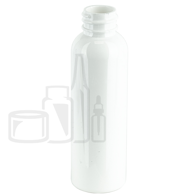 2oz White Cosmo Round PET Bottle 20-410(500/cs)