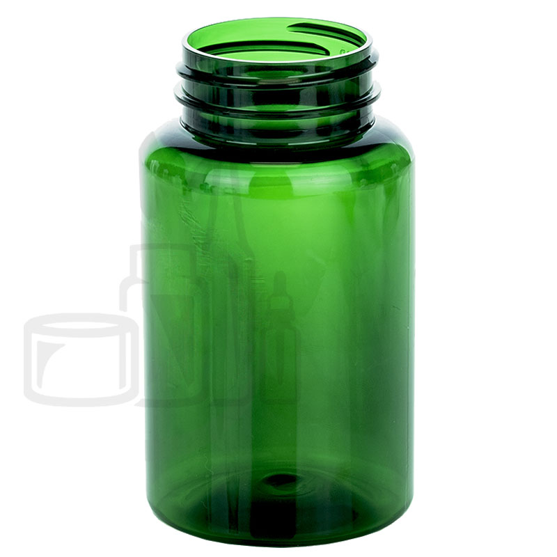 200cc Green PET Plastic Packer Bottle 38-400