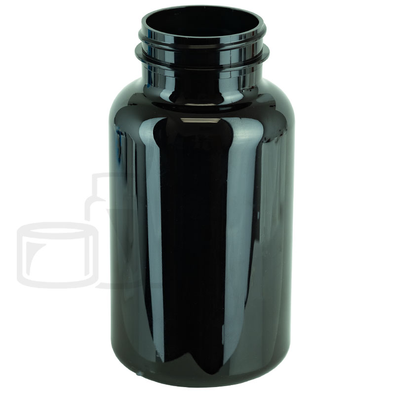 300cc Dark Amber PET Plastic Packer Bottle 45-400(255/case)