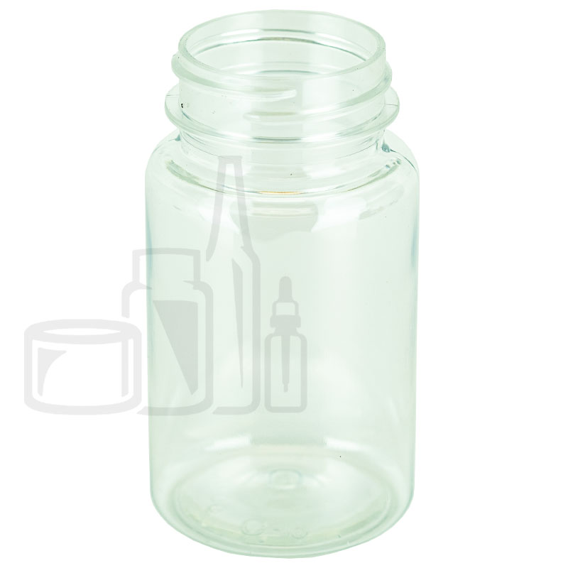 100cc Clear PET Plastic Packer Bottle 38-400(750/case)