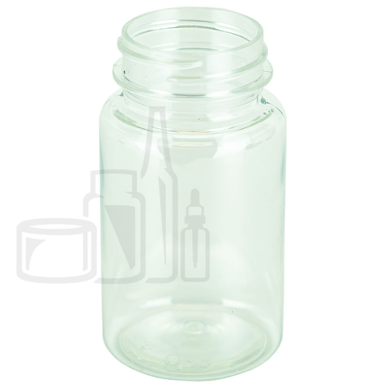 100cc Clear PET Plastic Packer Bottle 38-400