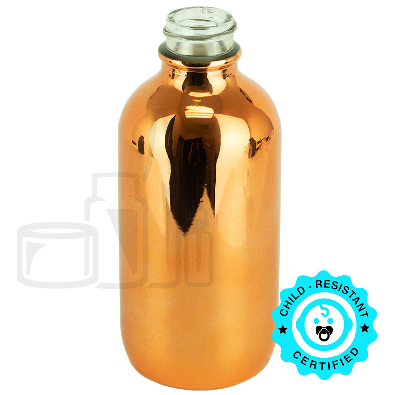 4oz Rose Gold Boston Round 22-400(128/case)
