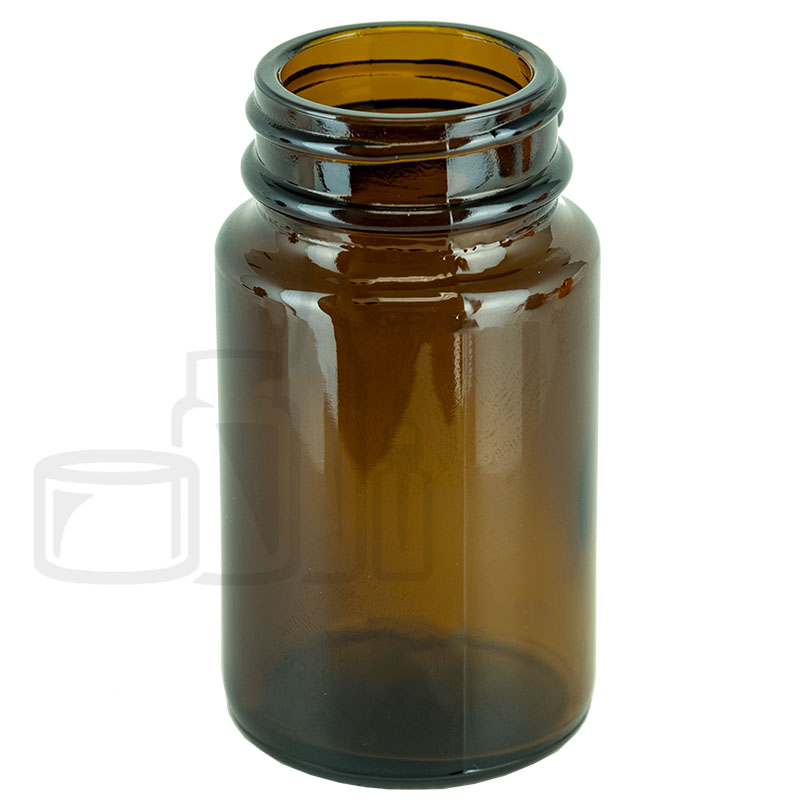 75cc Amber Glass Packer Bottle 38-400(192/cs)
