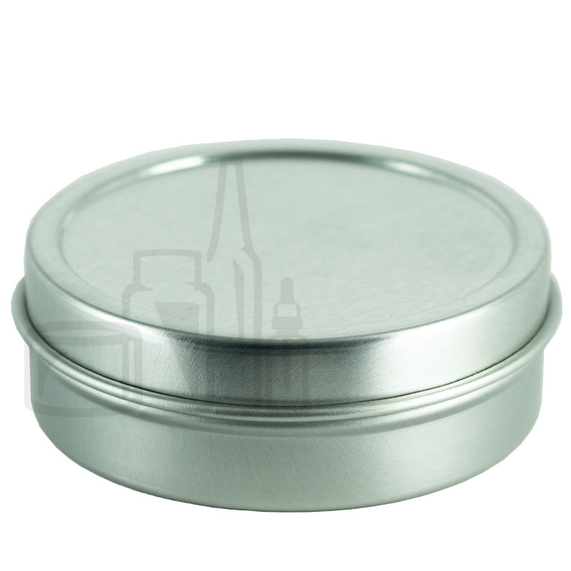 Flat tin store can