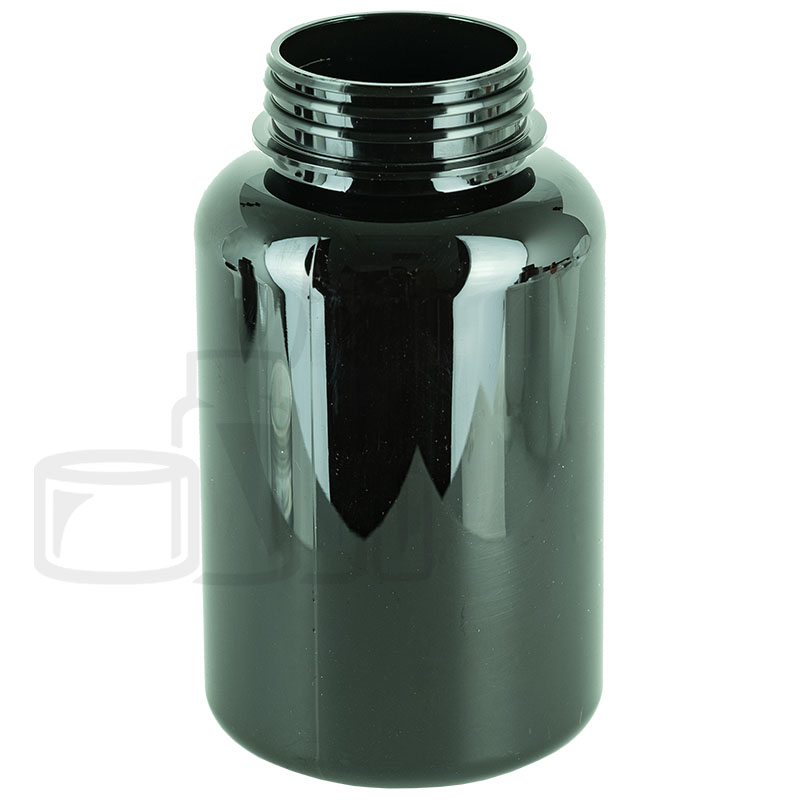 300cc Dark Amber PET Plastic Packer Bottle 45-400(240/case)