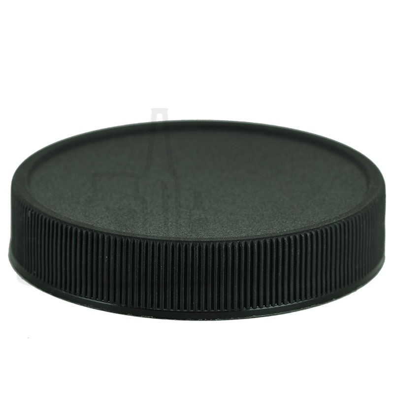 CT Cap - Ribbed - Black - 70/400 - Printed - PS Liner **760** - Liquid  Bottles LLC