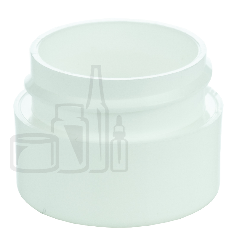 1/4oz PP SS Double Wall Jar - White - 33-400