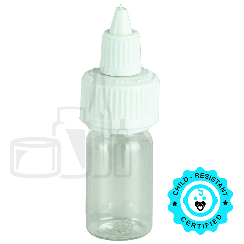 VAPENADO 10ml Bottle with White/Clear Cap(2400/case)