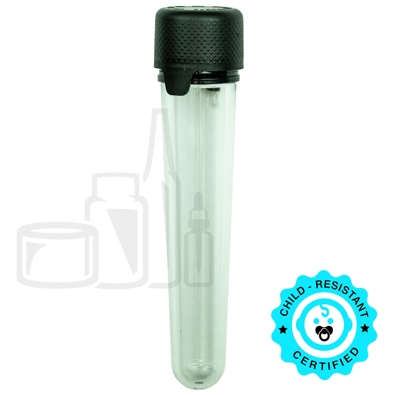 Chubby Gorilla Aviator Tubes - 100mm - Clear with Black CRC/TE Cap