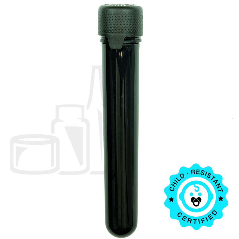 Chubby Gorilla Aviator Tubes - 120mm - Transparent Black with Black CRC/TE Cap