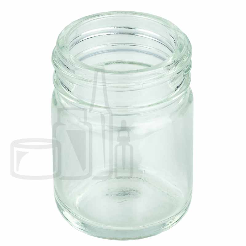 16oz Amber Glass SS Jar 89-400 - Liquid Bottles LLC