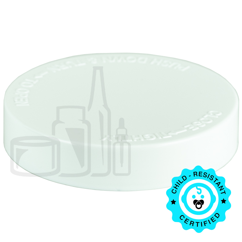 WHITE CRC Smooth Cap 89/400 HS Foil Liner(451/case)