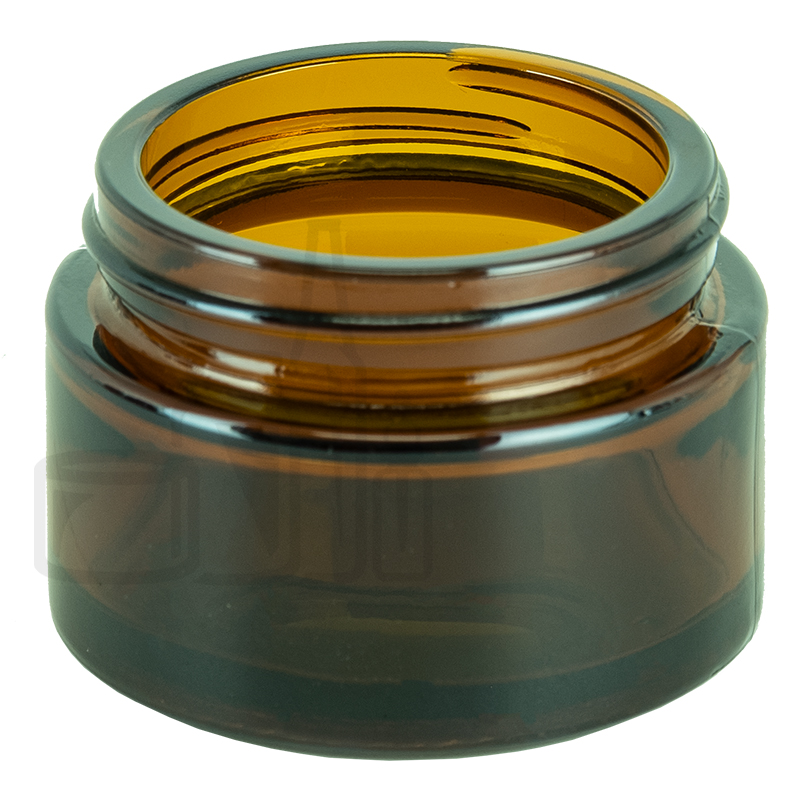 16oz Amber Glass SS Jar 89-400 - Liquid Bottles LLC