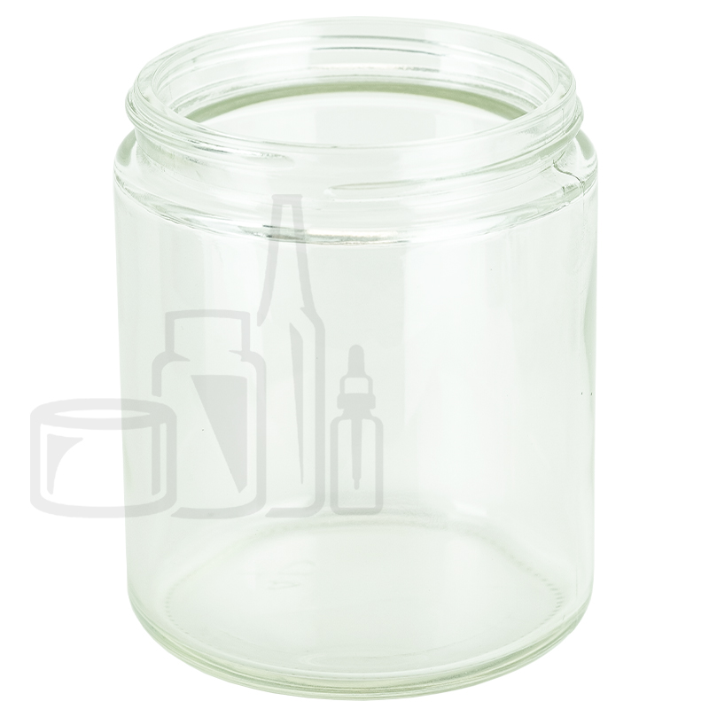 9oz Clear Glass SS Jar 70-400 (25/pk)