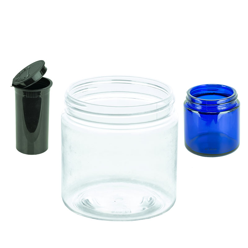 Bulk 3oz 58mm Polypropylene Jars, 80mL (no caps), case/432