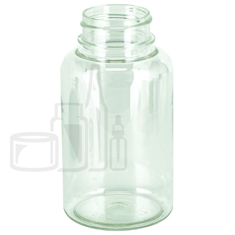 200cc Clear PET Plastic Packer Bottle 38-400(360/case)