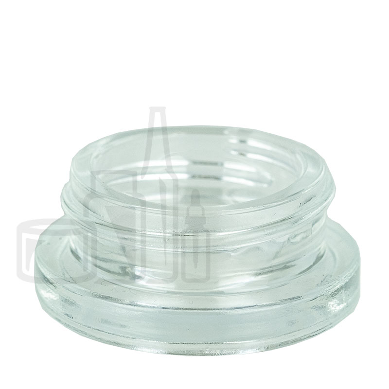 Low Profile Clear Plastic Jars