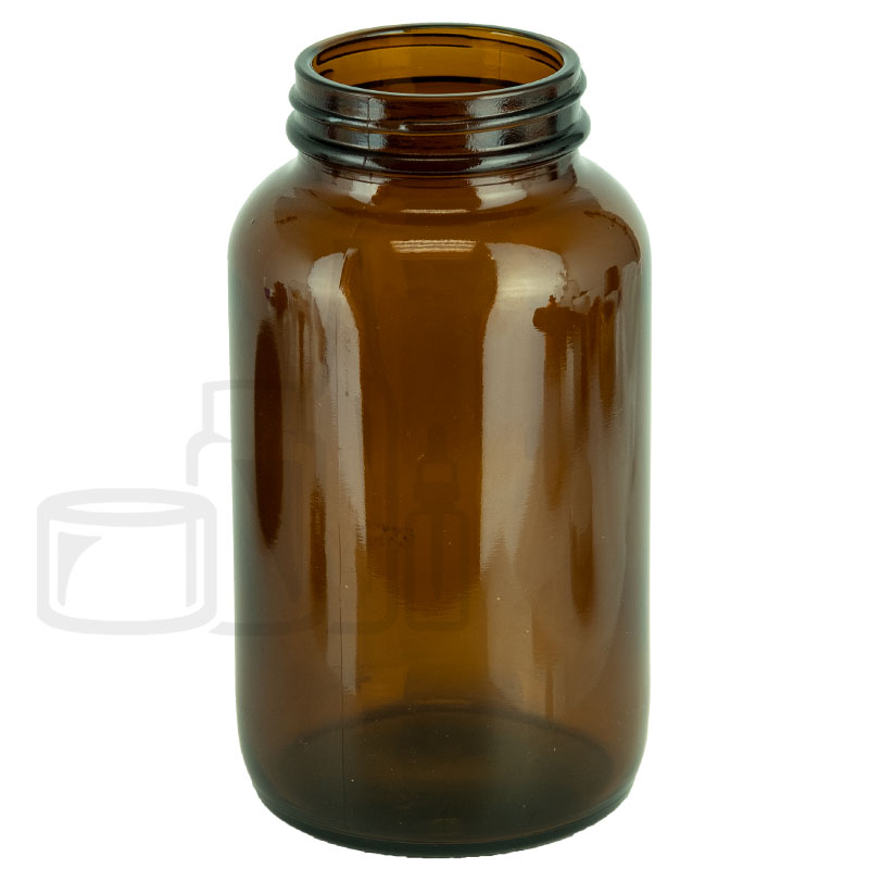 400cc Amber Glass Packer Bottle 53-400