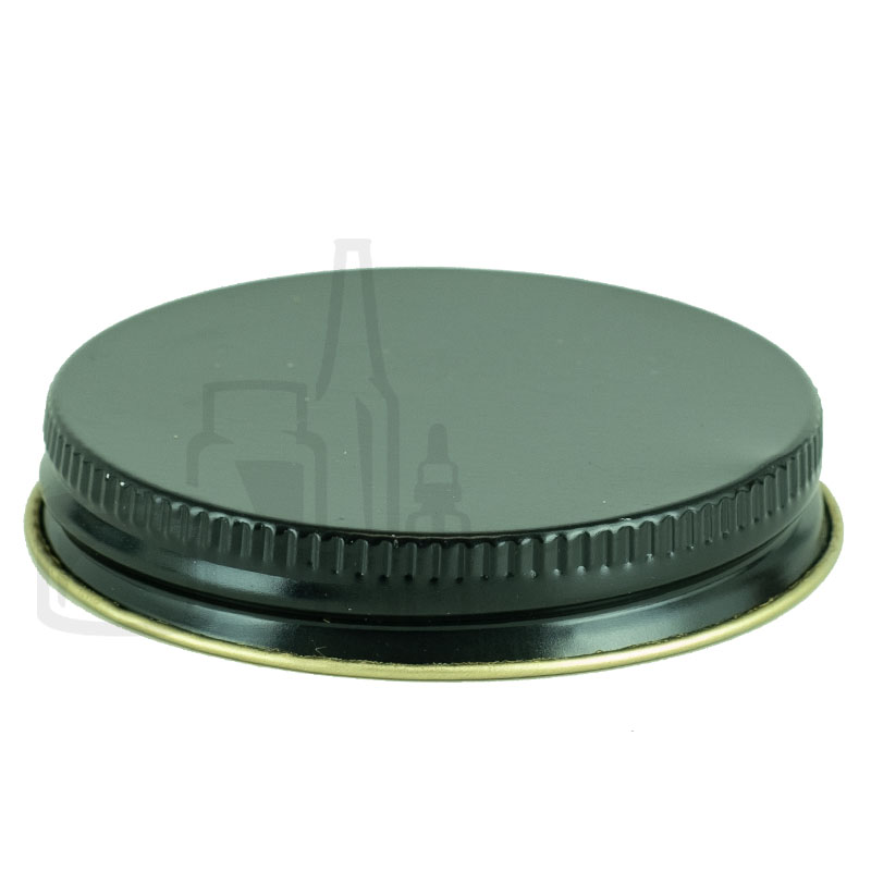 Black Metal 58-400 Lid with standard plastisol liner (2500/Case)