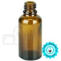 30ml Amber Glass Euro Bottle 18-415