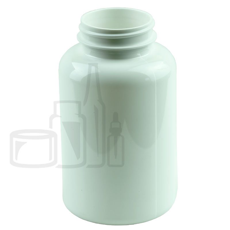 300cc WHITE PET Plastic Packer Bottle 45-400 (240/case)