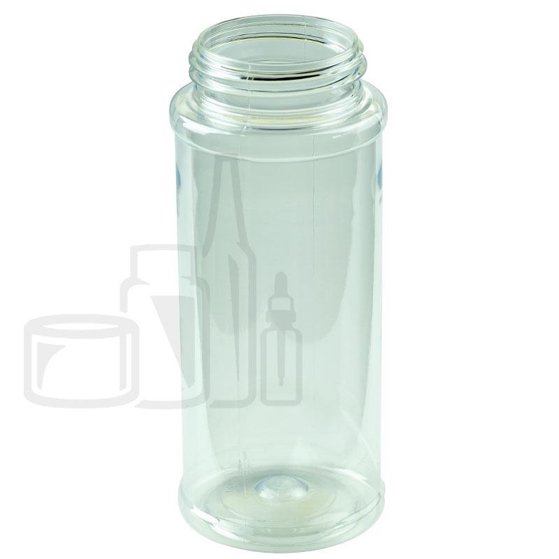 12oz PET Spice Jar - Clear - 53-485 (170/cs)