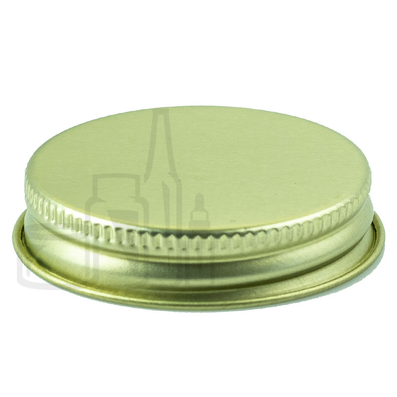 Gold Metal Lid - 45/400 with HIS Liner (2,800/case)