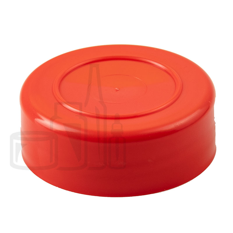 16oz Clear Pet Plastic Spice Jars (Red Cap) - Clear 63-485