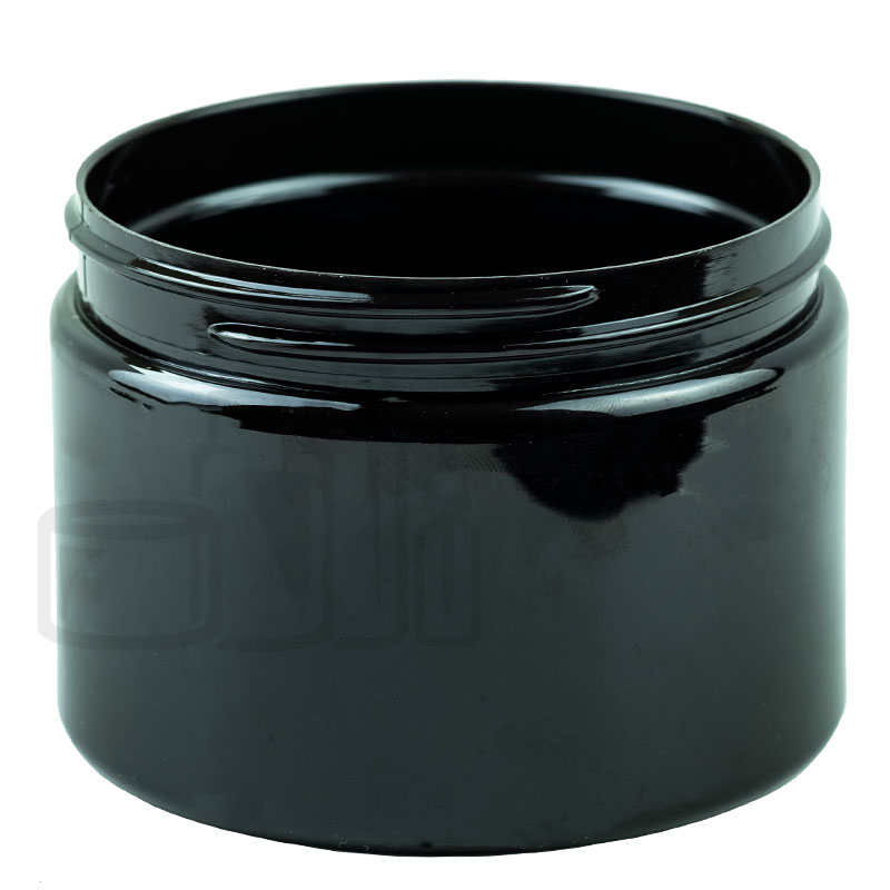 12oz Dark Amber PET Plastic SS Jar 89-400(280/case)