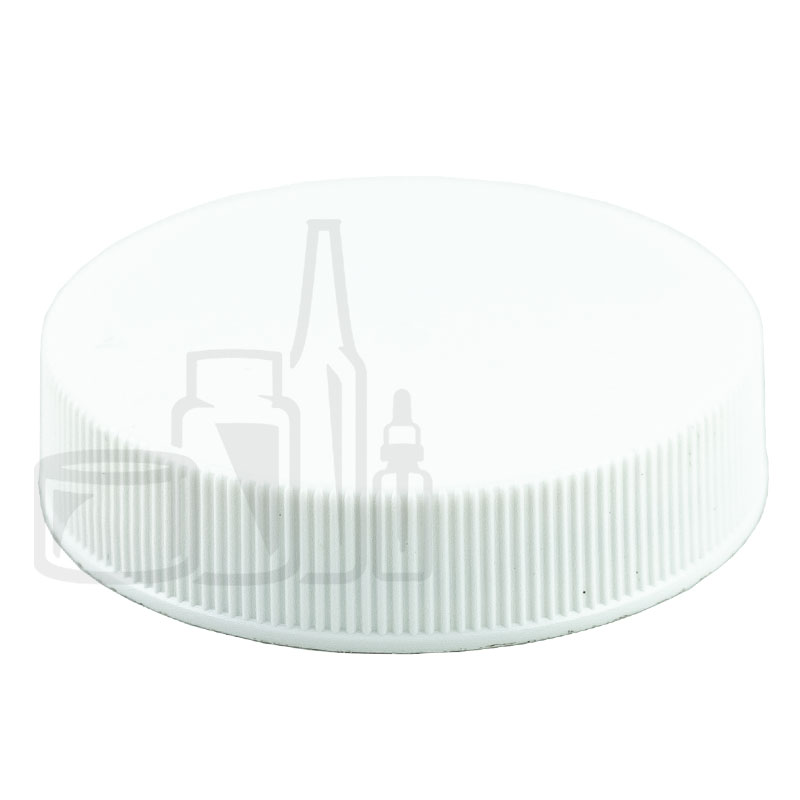 White CT Ribbed Closure 45-400 with Lift & Peel Heat Liner for HDPE(2000/cs)