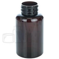 200cc Dark Amber PET Packer Bottle 38-400(290/cs)