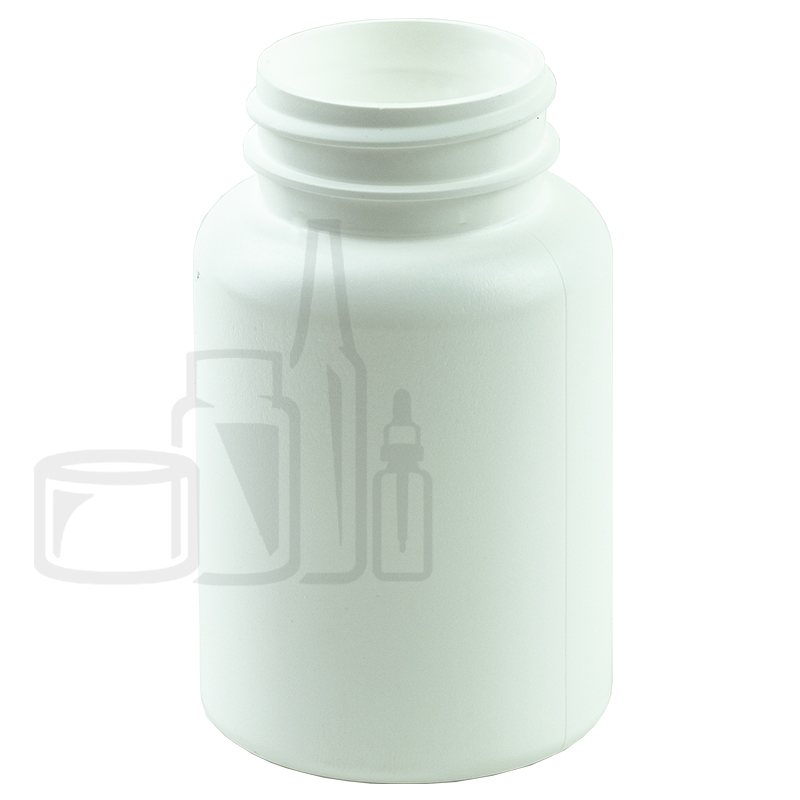 120cc White HDPE Plastic Packer Bottle 38-400(330/case)