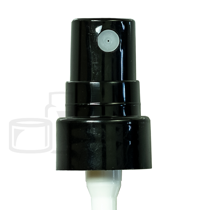 BLACK Fine Mist Sprayer Smooth Skirt 18-400 2.56'' Dip Tube(2500/case)