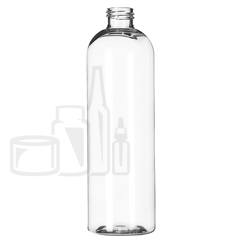 12oz Clear Cosmo Round PET Bottle 24-410(240/case)