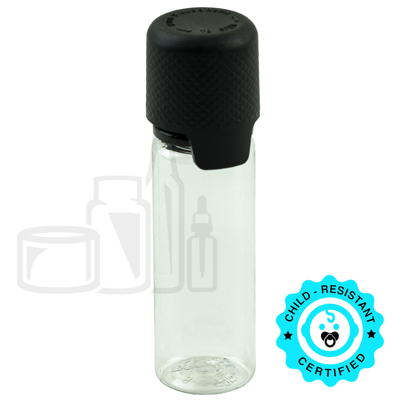 64oz Clear PET Plastic Square Grip Jar 110/400 - Liquid Bottles LLC