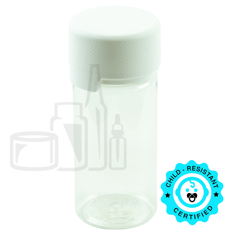 100ML PET Plastic CLEAR CHUBBY GORILLA BOTTLE W/ CRC/TE WHITE CAP(400/case)