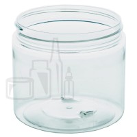 16oz PET SS Jar - Clear - 89-400 (Tray Packs)